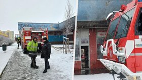 Požár skladu pyrotechniky v Chomutově. (18.1.2023)