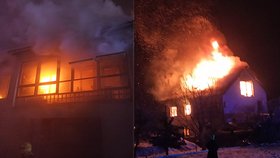 Ničivý požár vypukl v pondělí kolem třetí hodiny ranní v obci Chrást na Mělnicku.