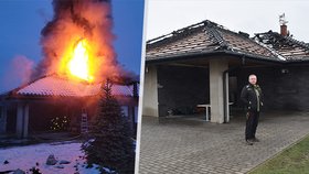 Rodina Dobrých z Petrovic u Karviiné přišla při požáru domu úplně o všechno. Stačilo 20 minut...