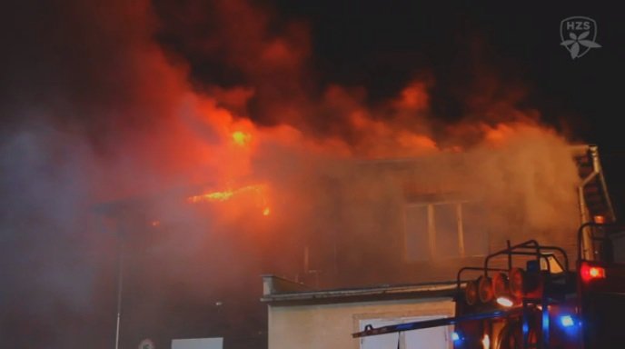 Požár drůbežárny na Olomoucku