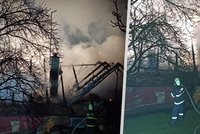 Plameny napáchaly škodu za 2 miliony: Dům na Uherskohradišťsku lehl popelem