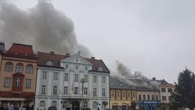 Požár ve Dvoře Králové