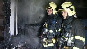 Požár v bezbariérovém domě v Plzni.