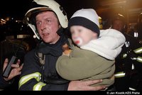 Hasiči ve Vysočanech zachraňovali lidi i zvířata