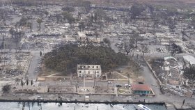Požáry na Havaji: Zničené letovisko Lahaina (10. 8. 2023)