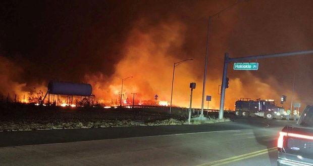 Ohnivé peklo na Havaji: Požár má na svědomí nejméně 6 obětí. A nemocnice se plní popálenými 