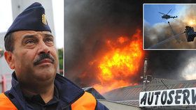 Antonín Šustr pracuje u pražských hasičů přes 28 let. Coby velící důstojník směny zasahoval i u požáru haly v Hostivaři.