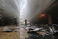 Covidovou nemocnici poškodil požár: Zahynulo 10 lidí!