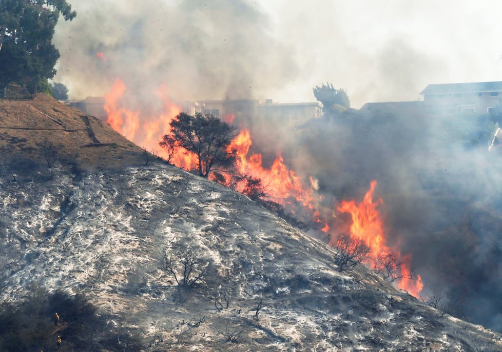 Další ničivé požáry řádí v Kalifornii, zničily i vilu mediálního magnáta Murdocha.