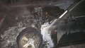 Předek auta požár zcela zničil