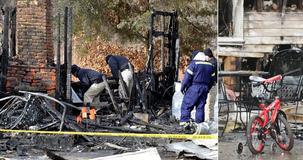 Peklo na zemi: Matka s osmi dětmi zahynula při děsivém požáru!