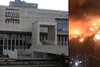 Moskevská chlouba v plamenech: Požár zachvátil velkou knihovnu!
