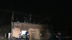 Při požáru rodinného domu v Krupé zahynula majitelka.