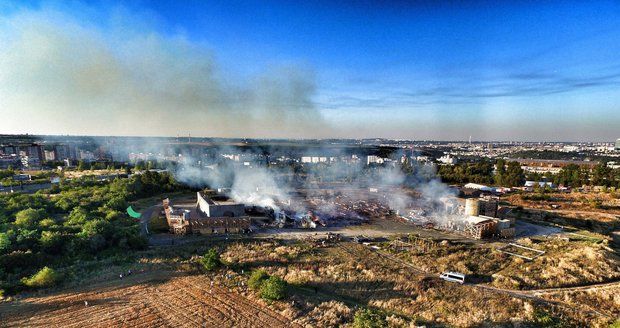 Požár kulis na Barrandově