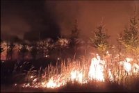 Ohnivé peklo na Blanensku: 135 hasičů bojovalo s požárem lesa! Začalo hořet znova