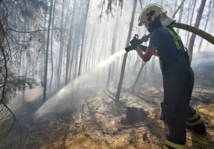 Požárům nahrává suchu a teplo. Vinu ale nese i lidská nedbalost.