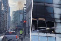 Požár mrakodrapu v Londýně! Ženě odřízly cestu plameny!