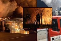 Mohutný požár v Mladé Boleslavi: Svědci prý viděli odtamtud utíkat dva lidi!