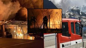 Mohutný požár v Mladé Boleslavi: Svědci prý viděli odtamtud utíkat dva lidi!