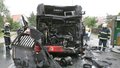 V Malešicicích hořel autobus MHD