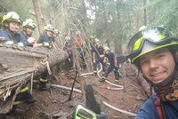 Požár v Českém Švýcarsku mají hasiči pod kontrolou: Jeho plochu zmenšili na 513 hektarů! Hašení však pokračuje