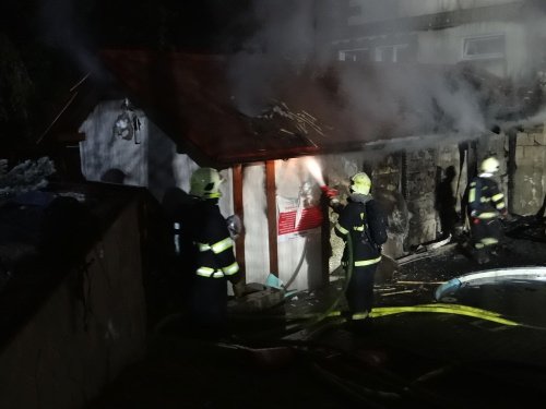Požár hotelu Fridrich v Těrlicku