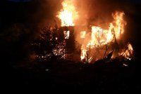 Na severu Moravy hořely tři chaty, v jedné z nich byla mrtvola: Možná šlo o vraždu