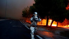 Druhý největší řecký ostrov Evia sužují už tři požáry křovinatého porostu. Dva vypukly během noci na dnešek a musely být kvůli nim evakuovány další čtyři vesnice. (ilustrační foto)