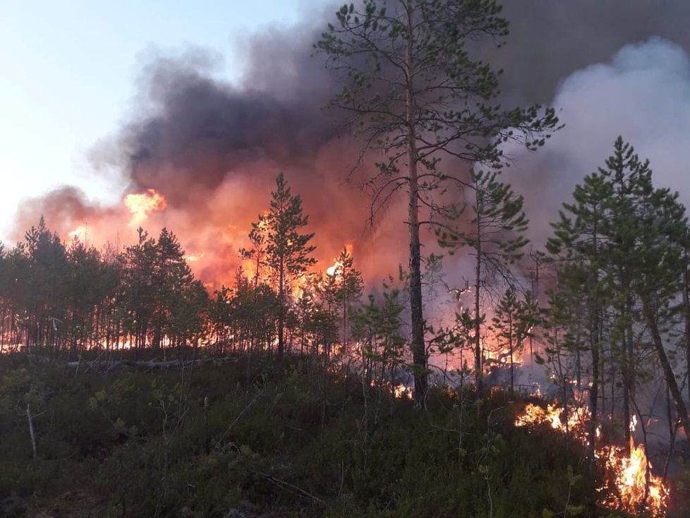 Jedovatý dým z požárů na Sibiři se šíří do Jakutsku