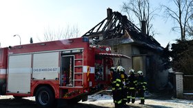 Při požáru rodinného domu v Čimelicích zemřeli dva lidé