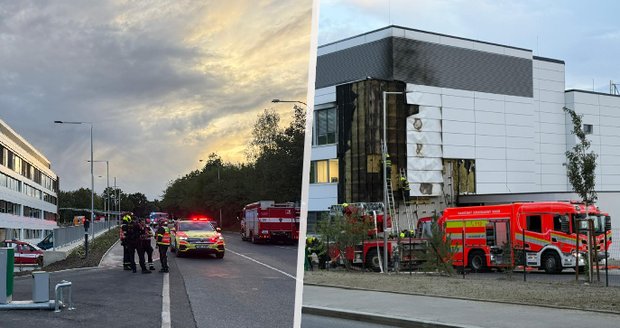 V Národním onkologickém centru začalo hořet! Hasiči evakuovali 14 lidí.