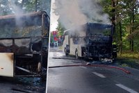 Na Pardubicku hořel autobus plný lidí! Znepokojivé svědectví řidiče
