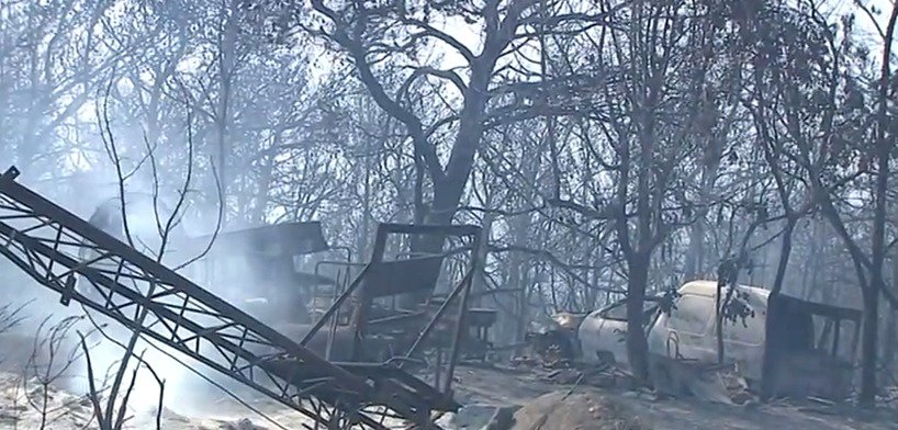 Požár na Pelješaci zanechal obrovské škody.