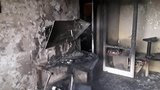Hořel byt v paneláku v Plzni: Tři lidé se nadýchali kouře, dva jsou v nemocnici