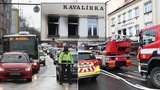 Provoz na Plzeňské zkomplikoval požár bytu na Kavalírce. Hasiči evakuovali 6 lidí