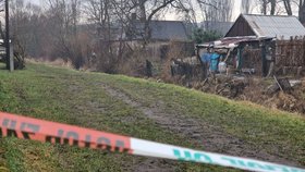 Vyšetřování požáru domku v zahradní kolonii v Předlicích, (18.02.2023).