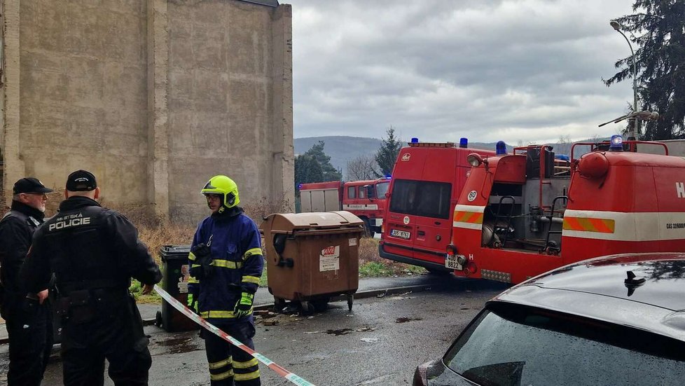 Vyšetřování požáru domku v zahradní kolonii v Předlicích (18. 02. 2023)