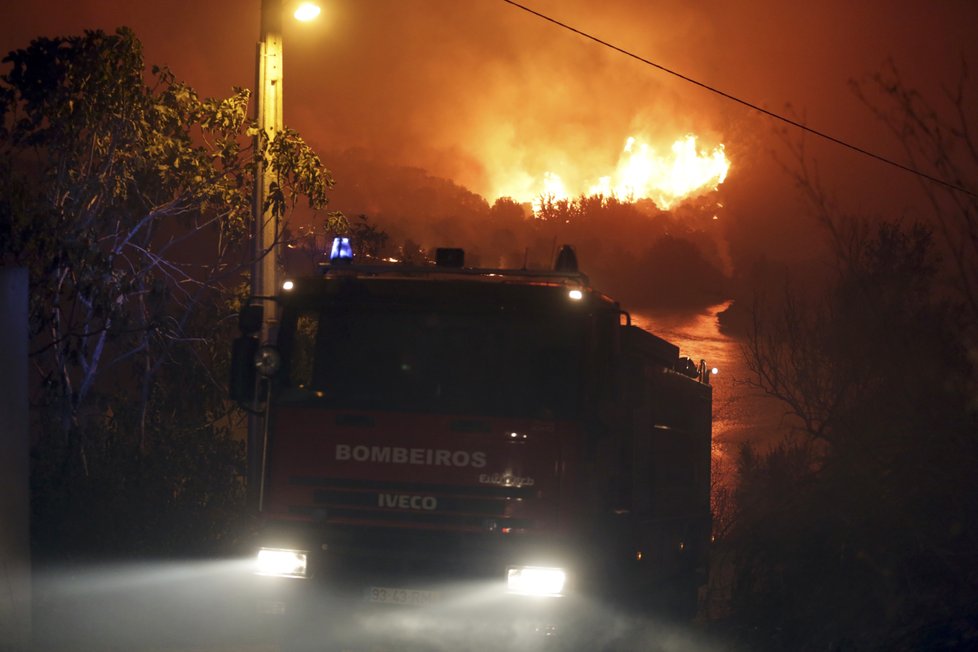 Požáry v Portugalsku