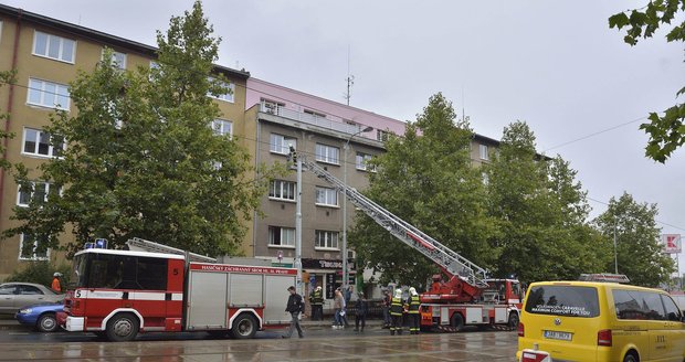 Požár se odehrál v pražské ulici Koněvova.