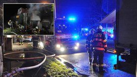 Při požáru rodinného domu v pražských Záběhlicích zemřela žena a dvouleté dítě, dalších 14 lidí z okolních domů bylo evakuováno.