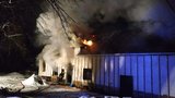 Na Bruntálsku hořel v noci rodinný dům: Oheň způsobil milionovou škodu
