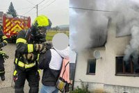 Požár domu v Liberci: Dvě děti a dospělý skončili v nemocnici, kočka vyvázla