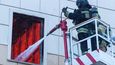 Požár ruského obchodního centra