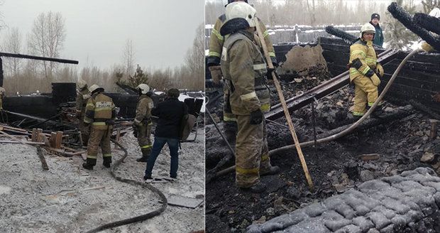 Tragédie na Sibiři: Při požáru ubytovny zemřelo jedenáct lidí!