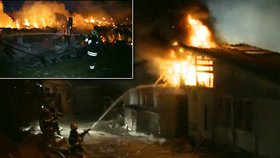 Rozsáhlý noční požár na Rychnovsku si vyžádal životy 20 tisíc bezbranných kuřátek