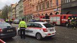 Poprask v centru Prahy: U Jindřišské věže hořela kancelář! Hasiči plameny rychle uhasili