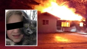 Rodinná tragédie: Koťátko zachránilo rodinu z hořícího domu, samo v plamenech zemřelo.