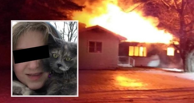 Rodinná tragédie: Koťátko zachránilo rodinu z hořícího domu, samo v plamenech zemřelo.