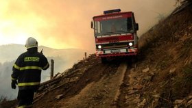 Požár na východě Slovenska zasáhl přes 30 hektarů lesa.