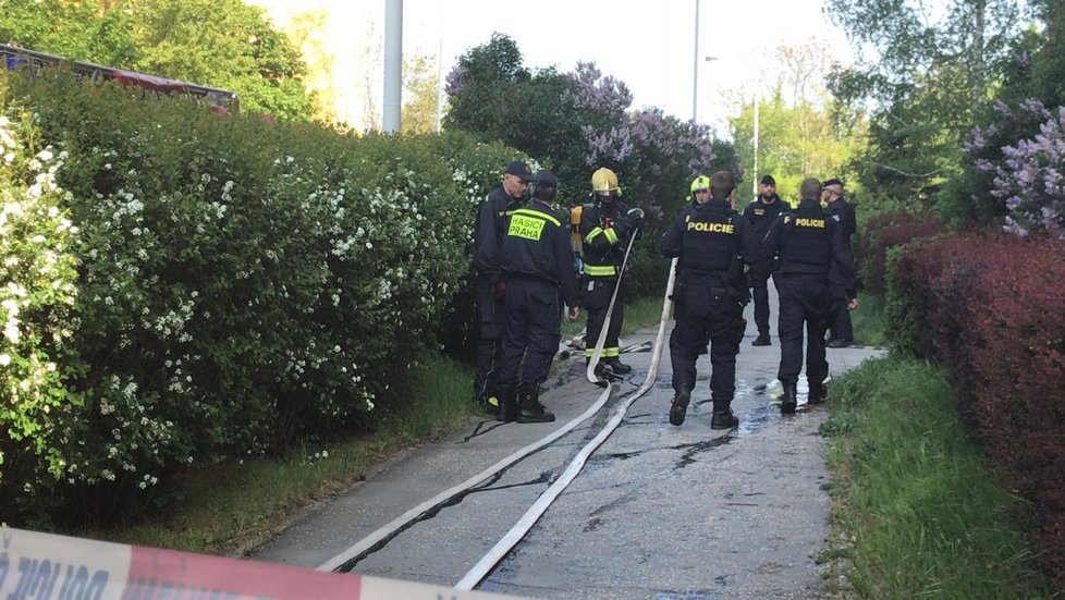 V bytě na jihu Prahy byla po požáru nalezena mrtvá žena, vyšetřování vedla mordparta.